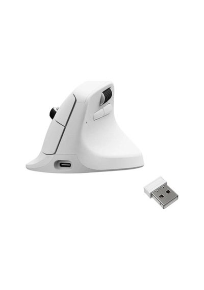 Keychron M5 Kablosuz Ergonomik Fares, En Iyi Pixart 3311 Sensörü Ve Pixart 3950 Sensörüne Sahip. 2.4 Ghz, Blu -