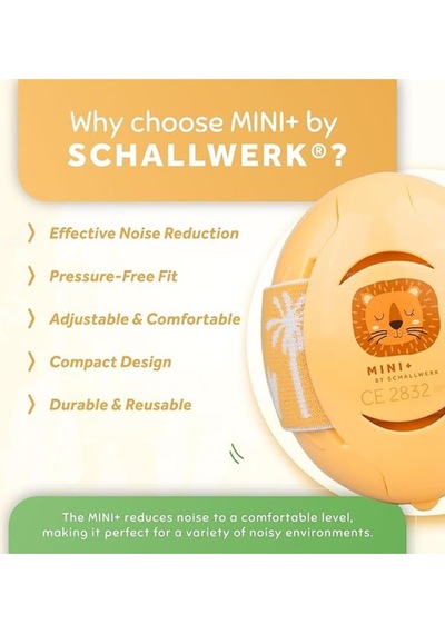 Schall Werk Mini+ Bebek Kulak Koruyucu, Gürültüye Karşı Kulaklık