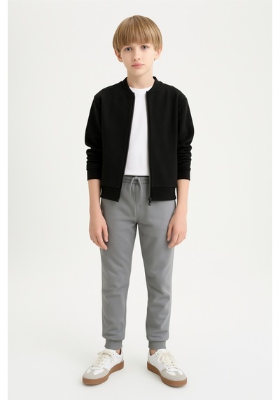 Ahengim Erkek Çocuk Basic Jogger Paça Okul Eşofman Altı Ak-2350 Gri