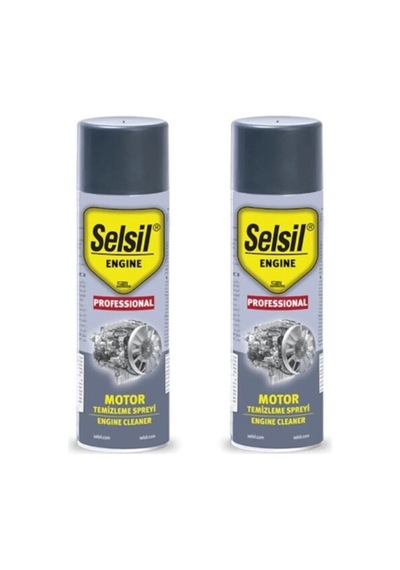 Selsil 2 Li Oto Bakım Seti. ( Motor Temizleme 500 Ml Ve Silikon Sprey 500 Ml )