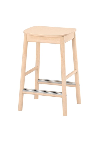 Rönnınge Bar Taburesi, Huş, 63 Cm Naturel 1 Adet