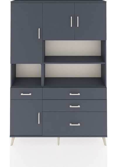 Arges Dolap 9 Raflı 4 Çekmeceli 4 Kapaklı 132x30x195 Antrasit-antrasit/antrasit Antrasıt/antrasıt Arges Dolap 9 Raflı 4 Çekmeceli 4 Kapaklı 132x30x195 Antrasit-antrasit/antrasit Antrasıt/antrasıt