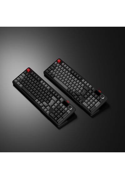 Loyal Pro Siyah/gri 3 Bt + 2.4 Ips Ekranlı Red Switch Rgb Mekanik Kablosuz Klavye