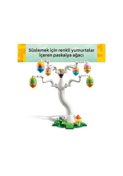 LEGO® LEL Seasons and Occasions Paskalya Tavşanı ve Civcivin Yumurta Avı 40808 - 8 Yaş ve Üzeri Çocuklar için Yapım Seti (140Parça)