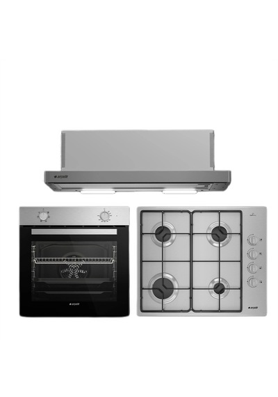 Arçelik AFM 130 - OMD D 611 EI - P 171 TI Inox Ankastre Set