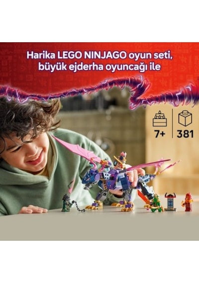 Ejderha Rontu Robotu, 7 Yaş Ve Üzeri İçin 4 Minifigür Dahil