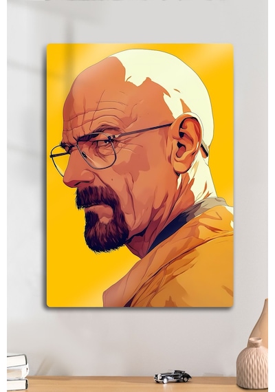 Metal Baskı - Heisenberg Walter White, Breaking Bad, Dekoratif Tablo