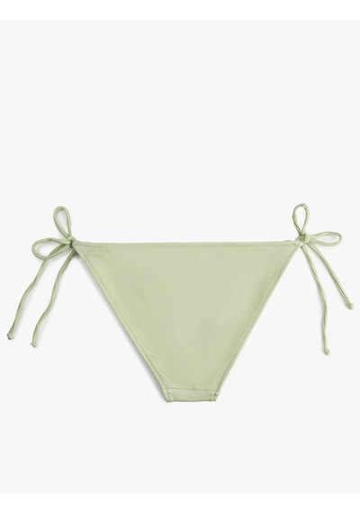 Koton Yanları İpli Üçgen Bikini Altı Yeşil 6sak00018mm