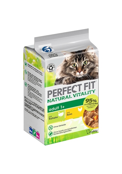Perfect Fit Kümes Hayvanlı Kısırlaştırılmış Yetişkin Kedi Maması 6 x 50 G