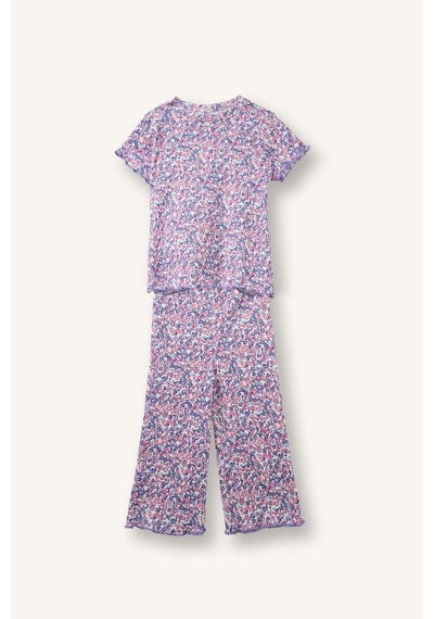 Defacto 2li Pijama Takımı Kız Bebek H5503a526smpr141 Mor-pr141