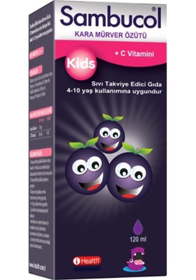 Sambucol Kids Kara Mürver Özütü Çocuk 120ml