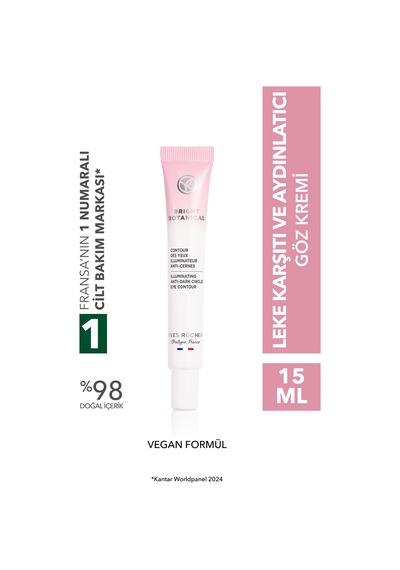 Yves Rocher Leke Ve Kırışık Karşıtı Bitkisel Bakım Bright Botanical - Hyalüronik Asit & Vitamin E-göz Kremi-15ml