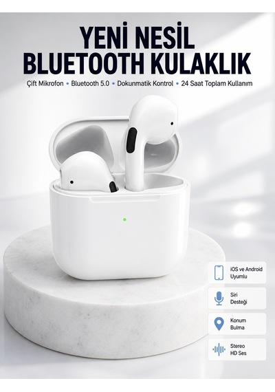 Beyaz Plus Bluetooth Kulaklık