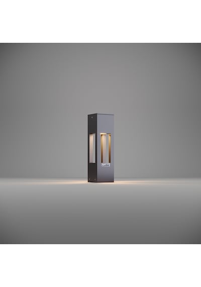 Fonelight Aka Modern Bahçe Aydınlatma Antrasit 35 Cm Antrasit
