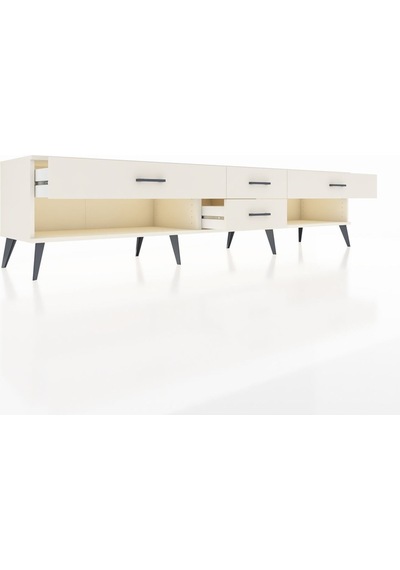 Hyperion Tv Ünitesi 4 Çekmeceli 220x44x51 Aytaşı-antrasit/aytaşı Antrasıt/aytası - Aytası Hyperion Tv Ünitesi 4 Çekmeceli 220x44x51 Aytaşı-antrasit/aytaşı Antrasıt/aytası - Aytası