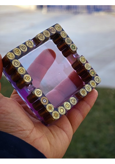 Küllük 9 Mm Mermili Kül Tablası Hediyelik Ürün Boşkavanlı Kül Tablası Süper Küllük Mermili Özel Tasarım 3