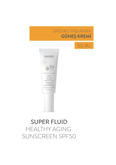 Babe Healthy Aging Fluid Sunscreen SPF50 40ml - Yaşlanma Karşıtı Yüz Güneş Kremi