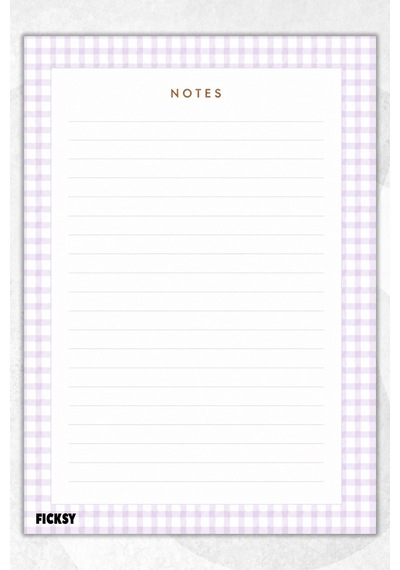A4 Bloknot Çizgili Defter - 50 Yaprak - Memopad - Notepad - Not Defteri - Not Kağıdı - 4197 Çok Renkli