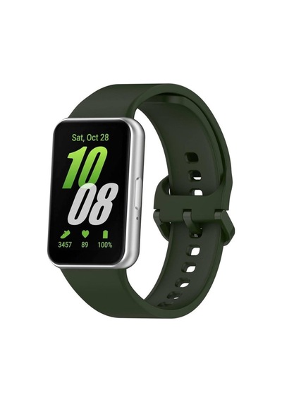 Galaxy Uyumlu Fit 3 Klasik Kordon - Haki Yeşil