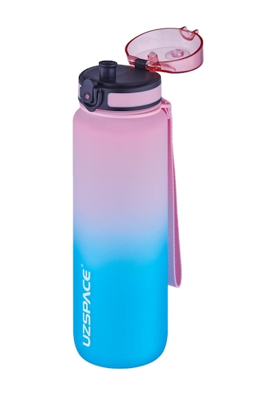 Fiftyfifty 1000ml Büyük Boy Çift Renk Softtouch Ff Collection Tritan Su Matarası Pembe-yeşil