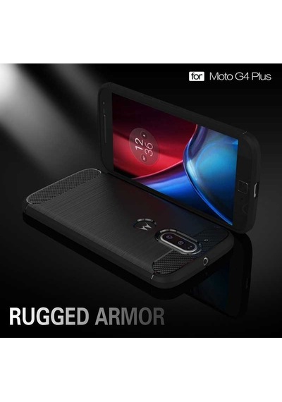 Lenovo Moto G4 Plus Kılıf Zore Room Silikon Kapak Lacivert
