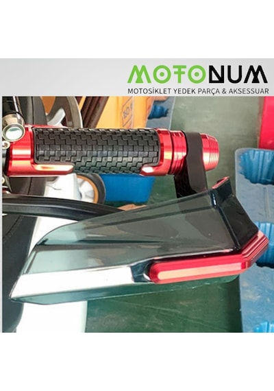 Arora Mojito 125 Manet Koruma Rüzgar Önleyici-kırmızı Detaylı-mkm01091