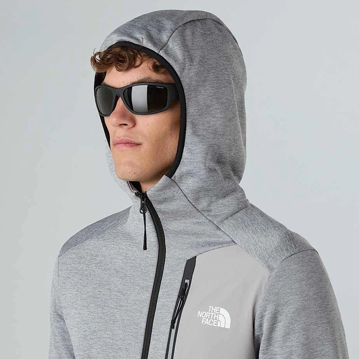 The North Face Mountain Athletics Fleece Erkek Gri Kapüşonlu Ceket Gri