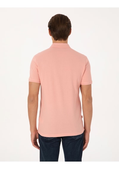Pierre Cardin Erkek Gül Kurusu Tişört Basic 50325323-vr026 Gülkurusu