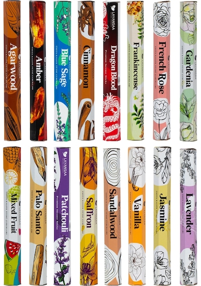 Layansaa 16 Paket 320 Adet Tütsü 16 Farklı Aroma