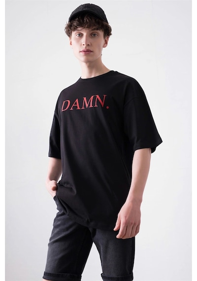 Tarzsokak Unisex Damn Kendrick Lamar Siyah Tshirt Siyah