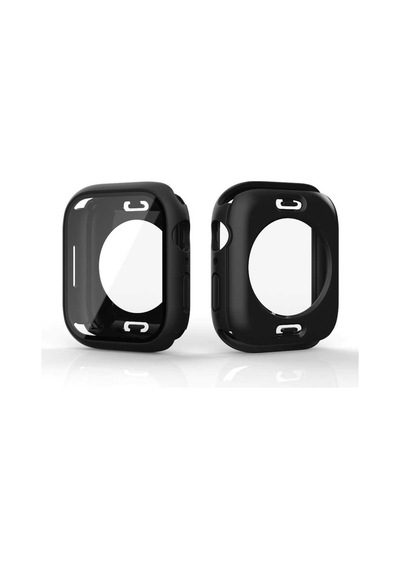 Watch 7 41mm 360 Derece Korumalı Kasa Ve Ekran Koruyucu Tgco Watch Gard 12 - Siyah
