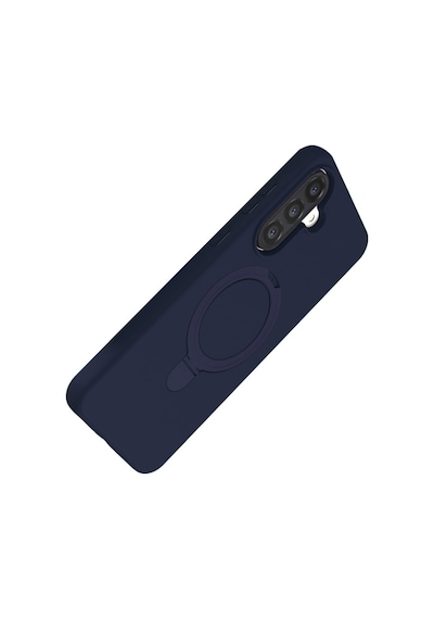 Samsung Uyumlu Galaxy A56 Uyumlu Regal Magsafe Standlı Kapak - Lacivert