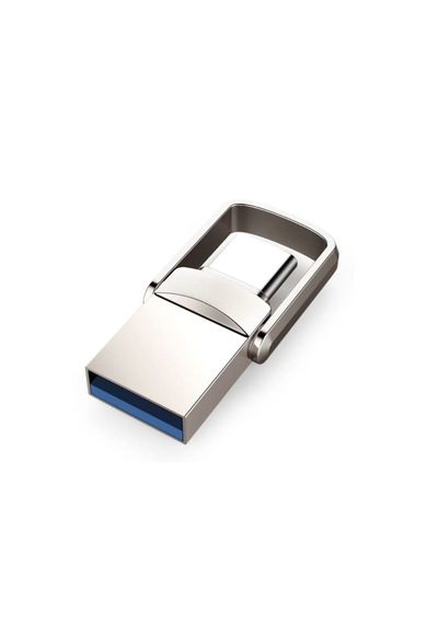 Sunix 128gb.type-c Ve Usb 3.0 Usb Flash Bellek Otg Çift Girişli Metal Sağlam  128 GB