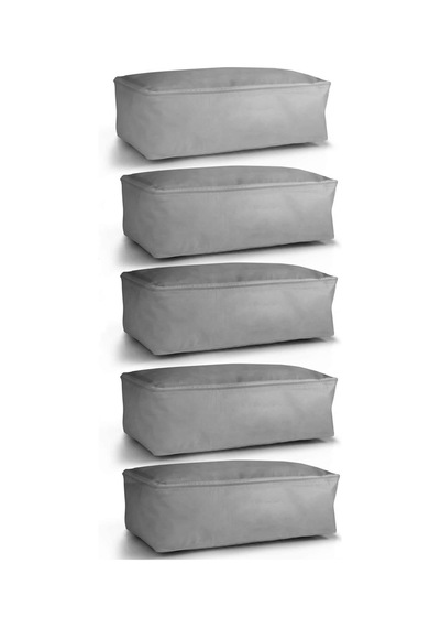 5'li Set Baza Altı & Dolap İçi Düzenleyici Hurç Gri 50 x 25 x 20 Gri