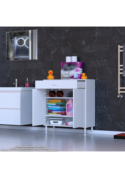 Eliusta Taha 80 Cm 3 Bölmeli Beyaz Çok Amaçlı Dolap 2 Raflı Banyo Mutfak Dolabı 80x88x32,5 Cm Düzenleyici Beyaz Eliusta Taha 80 Cm 3 Bölmeli Beyaz Çok Amaçlı Dolap 2 Raflı Banyo Mutfak Dolabı 80x88x32,5 Cm Düzenleyici Beyaz