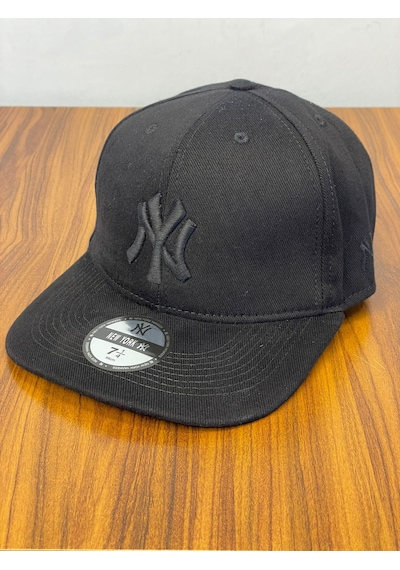 Hamze Ny Yankees New York Nakış Hip Hop Snapback Rapper Şapka Cap Siyah - Siyah