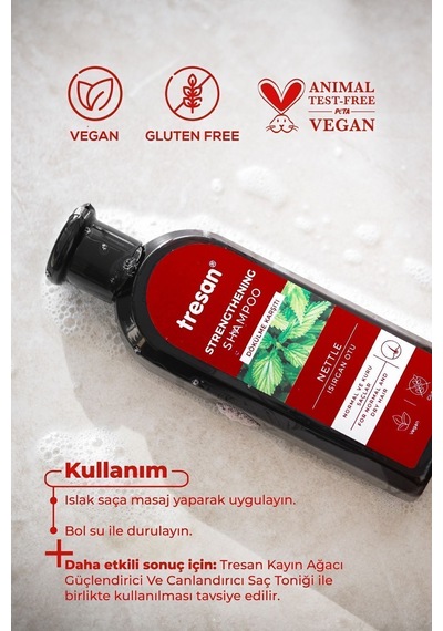 Tresan Isırgan Otu Bakım Şampuanı Normal Ve Kuru Saçlar 300 Ml 2 Li