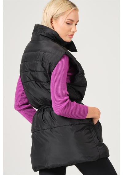 Dewberry Bayan Yelek Z6747 Siyah