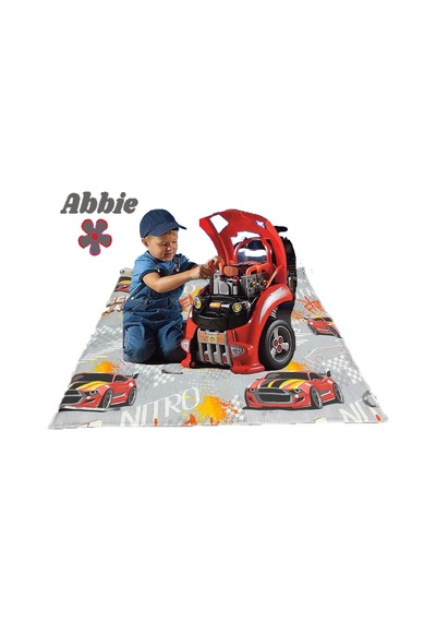 Abbie Erkek Oyuncak Minderi Gri