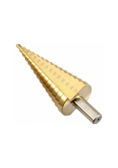 Kademeli Matkap Ucu 4-32 MM Titanyum Kaplı
