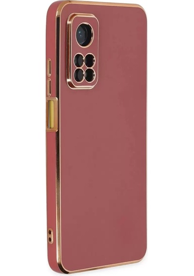 Newface Xiaomi Mi 10t Kılıf Volet Silikon - Kırmızı