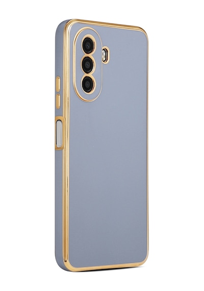 Zore Huawei Nova Y70 Kılıf Nvth Bark Kapak - Mavi