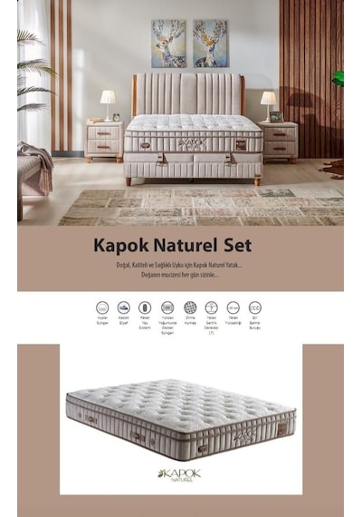 Bambi Kapok Naturel Yatak / Sadece Yatak