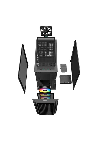 Deepcool 750w 80+ Cg540-mesh4f-pl750 4-argb Fanlı Gaming Mid-tower Pc Kasası