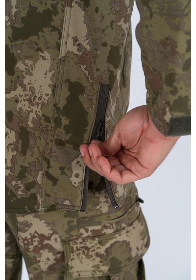 Combat Tactical Mont Tactıcal Softshell Kamuflaj - 305-649-renkli