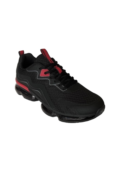 Kinetix Air Max Over Siyah Kırmızı Yürüyüş Koşu Ayakkabı Siyah - Kırmızı