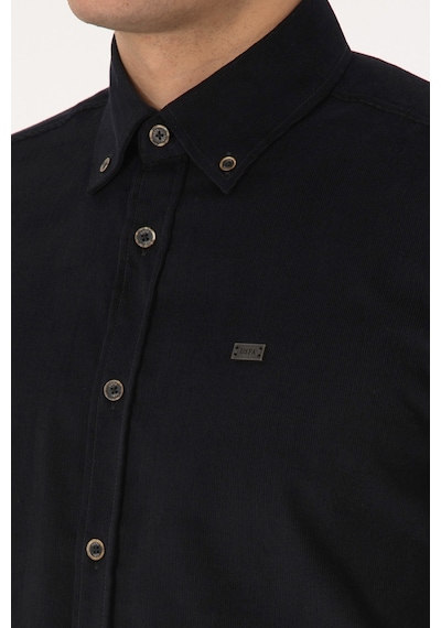 U.s. Polo Assn. Erkek Siyah Gömlek Desenli 50315915-vr046 Sıyah