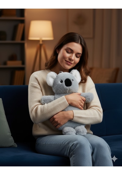 English Home Baby Koala Sıcak Su Torbası 750 Ml Gri Gri