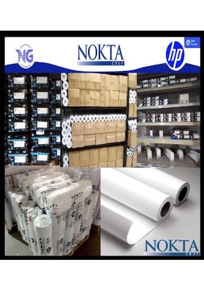 Noktabilişim Plotter Kağıdı 45 Cm X 100 Mt 80 Gr ( 8 Adet)
