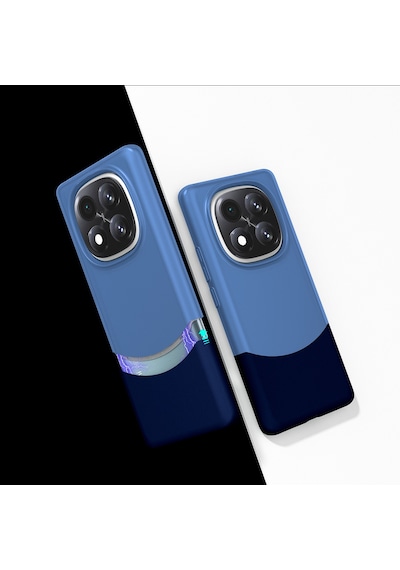 Zore Redmi Note 14 Pro Plus Kılıf Mıknatıslı Nvth Duble Kapak - Siyah